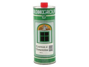 Essenza di trementina - lt.1 - ideale per diluire colori ad olio per belle arti, vernici ad olio e sintetiche lungo olio e cere per lucidatura dei mobili, p...