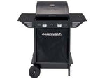 Barbecue gas 2 bruciatori cm.44,5x34,5 xpert 100 l plus - bracere cm.44,5x34,5 - misure cm.66,5x50x99h., potenza 7,1 Kw, grill a gas GPL con 2 bruciatori in acciaio, consumo gas 517 g/h, accensione piezo, c...