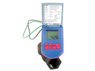 Programmatore monostazione a corrente continua baccara g75 - alimentazione interna a batteria da 9v alkalina (non compresa), a tenuta stagna, fino a 3 irrigazioni giornaliere programmabi...