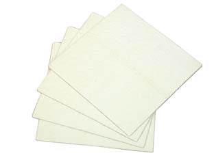 Cartone filtrante cm.20x20 - ROVER 20 brillantatura, micron 0,7 - per uso alimentare