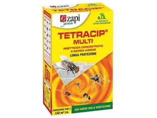 Insetticida tetracip - ml.100 - contiene Cipermetrina, Tetrametrina, Piperonilbutossido, emulzione liquida concentrata, uso sulla vegetazione, lotta contro: ...