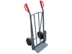 Carrello portatutto rinforzati extra portata max kg.200 - struttura: telaio dritto in acciaio tubolare verniciato ø mm.25/30 con ruote pneumatiche ø mm.260x85 foro ømm.20, dimensioni ...