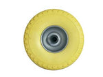 Ruota per carrello pu piena mm.260 cerchio in acciaio verniciato - ø mm.260x85 foro mm.20 - con cuscinetti