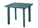 Tavolo da giardino fiocco verde cm.80x75x72h. - cm.80x75x72h. - peso kg.6,2 - componibile rettangolare in polipropilene