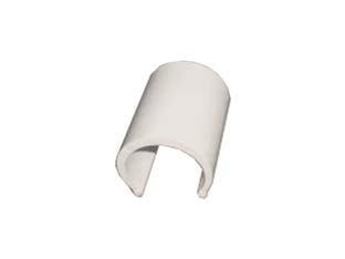 Clips pvc bianco per serre pz.100 - per tubi da ø mm.20 - per serre