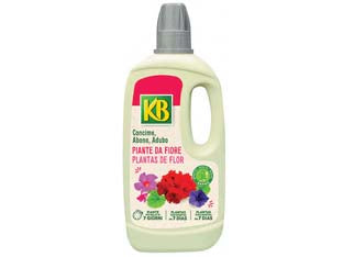 Concime liquido per piante da fiore - lt.1 - fornisce un  nutrimento equilibrato per delle piante visibilmente più verdi, più brillanti e più belle in 7 giorni (confronta...