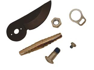 Kit di ricambio per forbici  professionali  art.111960 - (1026278) - contiene lama, dado, fermadado, vite e molla per forbici professionali lama lunga GardenPro P90