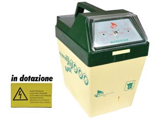 Apparecchio per elettrorecinzioni mandrian 14000 - BATTERIA NON COMPRESA, alimentazione: batteria a secco 9v cc da 40 a 135Ah o a rete 110-240v ac, consumo 0,5w, interruttore p...