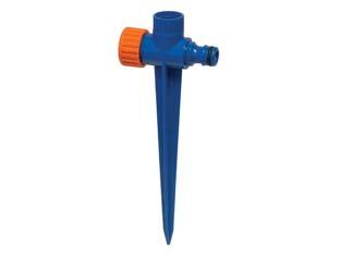 Puntale passante in plastica per irrigatore da 1/2 con innesto rapido - in blister - attacco per irrigatore filettato M 3/4' o F1/2' innesto rapido quick