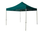 Gazebo veloce verde - cm.300x300 - struttura e telaio alluminio, altezza utile 194cm, ingombro in altezza 320cm, gambe 30 / 25x30 / 25x1mm, cornice 20x12x0,8 ...