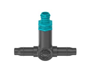 Gocciolatore in linea 2 lt/h per tubo da 3/16 per microirrigazione - 2 lt./h. conf. pz.10 in blister (1343-26) - in dotazione 1 ago di pulizia e 1 tappo, ideale per file di piante con esigenze di irrigazione simili, utilizzabile con tubo ...