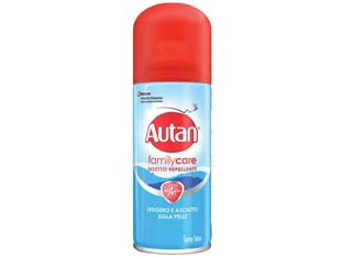 Autan repellente family care spray secco ml.100 - ml.100 - asciutto sulla pelle, formula è leggera e asciutta, protegge la pelle dalle punture di zanzare notturne, diurne e altri inset...