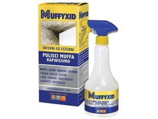 Elimina muffa muffixid - ml.500 - risolve efficacemente e rapidamente i problemi della muffa da muri e rivestimenti murali, sia all'interno che all'esterno, el...