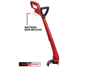 Tagliabordi a batteria 18v taglio cm.24 (ge-ct 18/24 li p) - 18v di potenza, numero giri coltello 8.500 rpm, larghezza di taglio coltelli cm.24, famiglia Power X-Change, impugnatura ag...