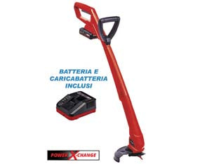 Tagliabordi a batteria 18v 1,5ah taglio cm.24 (gc-ct 18/24 li p) - 1 batteria 2Ah Li-Ion 18V, numero giri coltello 8.500 rpm, larghezza di taglio coltelli cm.24, tempo di ricarica 3-5 ore, b...