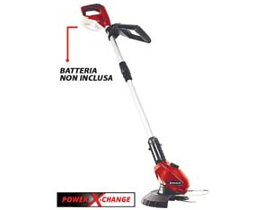 Tagliabordi a batteria 18v testa mobile taglio cm.24 (ge-ct 18 li) - 18v di potenza, numero giri coltello 8.500 rpm, larghezza di taglio coltelli cm.24, famiglia Power X-Change, impugnatura su...