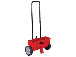 Carrello spargitore (gc-sr 12) - capacità contenitore lt.12, ampiezza spargitore cm.45, ruote ø mm.200, archetto doppio, archetto smontabile per stoccaggio,...