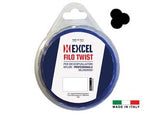 Filo per decespugliatore in nylon silenziato ritorto blu - ø mm.3 in matassa da mt.15 - resistenza meccanica, uso professionale, profilo ritorto, blister saldati