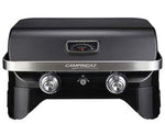 Barbecue gas 2 bruciatori cm.58x36 attitude 2100 lx - bracere cm.58x36 - misure cm.65x52x36h., potenza 5kw, grill a gas GPL con 2 bruciatori con sistema blue flame (acciaio alluminato), accensione i...