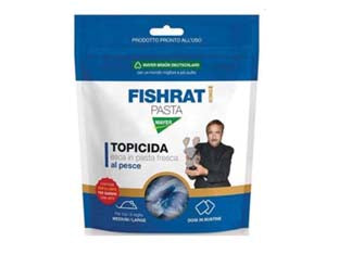 Topicida fishrat pasta king - gr.150 in busta - è un’esca in pasta fresca pronta all’uso a base di Brodifacoum, efficace per il controllo di topi e ratti di ogni specie e mo...