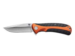 Coltello pieghevole orange lama in acciaio inox - lama cm.19,5 - 26590 - manico in G10