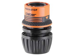 Raccordo rapido universal ergogrip 1/2 - 5/8 - 3/4 con stop - sfuso 8548 - Raccordo automatico Claber Ergogrip Universal per tubi con Ø 1/2' (12,5 mm), 5/8' (15 mm), 3/4' (19 mm). Speciale superficie ...