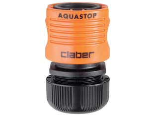 Raccordo rapido con aquastop - sfuso 1/2' 8602 - Raccordo automatico con aquastop. Si monta alla fine del tubo. Scollegando l'accessorio, il flusso d’acqua si blocca.