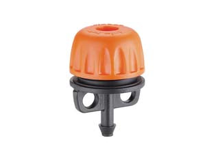 Gocciolatore regolabile in blister 91225 - Gocciolatore per applicazione diretta sul tubo collettore da 1/2” (13-16 mm) o sul tubo capillare da 1/4” (4-6 mm). Regolabil...