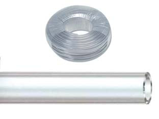 Tubo antigelo trasparente neutro - ø mm.25x33 rotolo mt.50 peso kg.21,90 - tubo monostrato di alta qualità con marcatura metrica progressiva in PVC, range di temperatura -15°C/+50°C