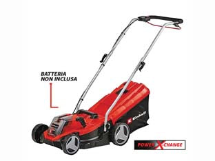 Rasaerba a batteria 18v taglio cm.30 (ge-cm 18/30 li) - 18v di potenza, numero giri a vuoto 3.300 min/h, larghezza di taglio coltelli cm.30, famiglia Power X-Change, regolazione a...