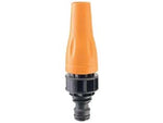 Lancia dritta - blister - 80005405 - lancia a spruzzo per irrigazione con regolazione del getto da fine cono polverizzato a getto diritto, portata massima 12 l/mi...