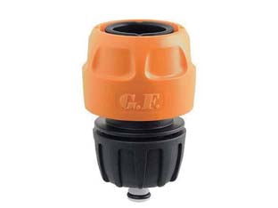 Raccordo rapido portagomma a scatto acquastop - ø 1/2'-5/8'-3/4'mm.12-15 - blister - 80005015 - raccordo portagomma per collegare a scatto il tubo ai vari accessori di irrigazione, con valvola per l'arresto automatico del...