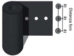 Foglia polietilene nera pacciamatura 1 foro passo cm.30 h.cm.120 - rotolo mt.30 - evita la nascita di erbe infestanti, mantiene il terreno umido e aumenta la temperatura intorno alle radici contribuendo alla...