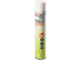 Vespajet insetticida schiumogeno spray per nidi di vespe e calabroni - ml.750 in bomboletta spray - efficace contro vespe, calabroni ed altri insetti molesti che si annidano nei posti disparati (grondaie, cassonetti delle ser...