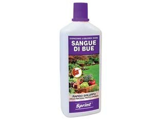 Concime liquido sangue di bue - lt.1 - concime organi minerale azotato in sospensione N9, favorisce e stimola la crescita delle piante, rinvigorendo l'apparato radi...