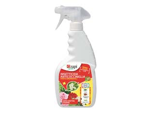 Insetticida anticocciniglia pronto alluso - ml.500 in flacone spray - composizione: Olio di Colza 1,53 % p/p (= 15,27 g/l), campo d’impiego: piante ornamentali (In giardino e serra familiare, app...